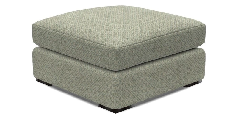 Stockbridge Combi Footstool in Two Tone Plain Biscuit