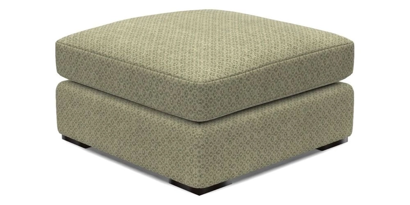 Stockbridge Combi Footstool in Two Tone Plain Biscuit
