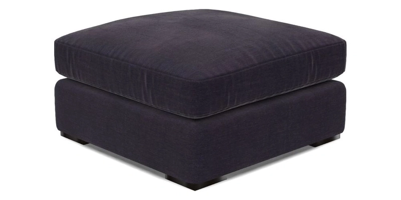 Stockbridge Combi Footstool in Two Tone Plain Biscuit