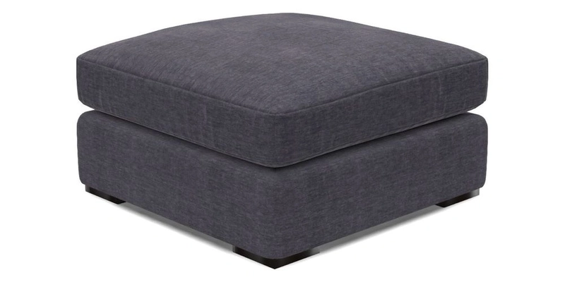 Stockbridge Combi Footstool in Two Tone Plain Biscuit