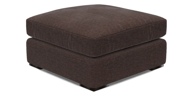 Stockbridge Combi Footstool in Two Tone Plain Biscuit