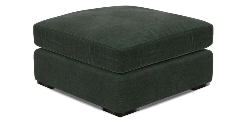 Stockbridge Combi Footstool in Two Tone Plain Biscuit