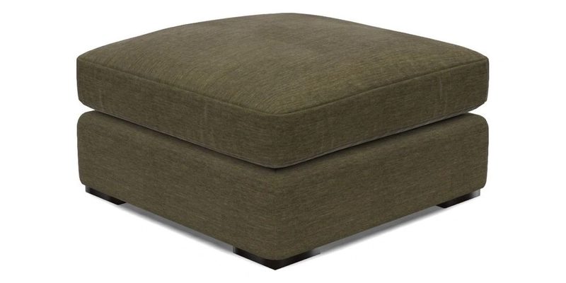 Stockbridge Combi Footstool in Two Tone Plain Biscuit