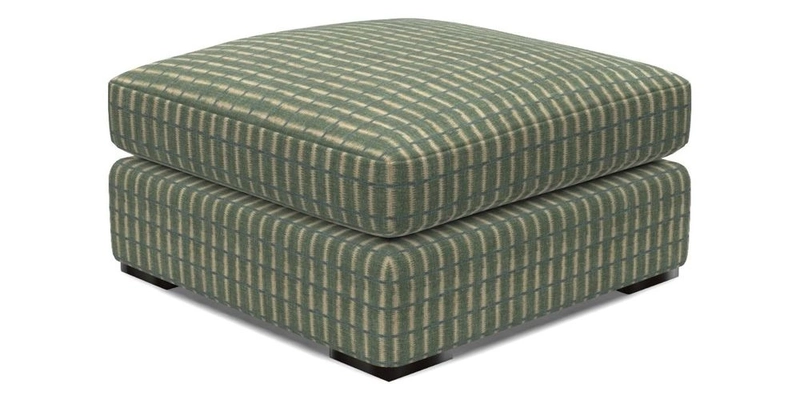 Stockbridge Combi Footstool in Two Tone Plain Biscuit