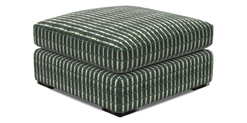 Stockbridge Combi Footstool in Two Tone Plain Biscuit