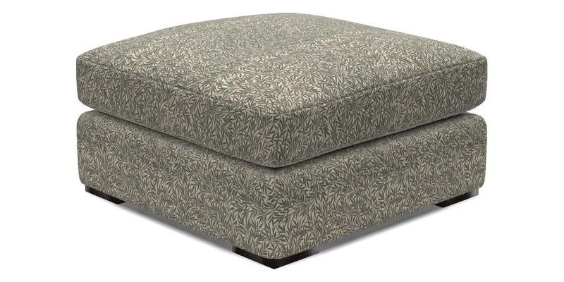 Stockbridge Combi Footstool in Two Tone Plain Biscuit