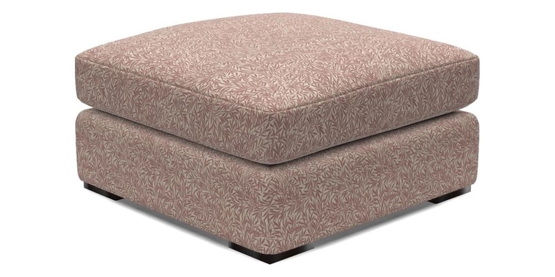 Stockbridge Combi Footstool in Two Tone Plain Biscuit