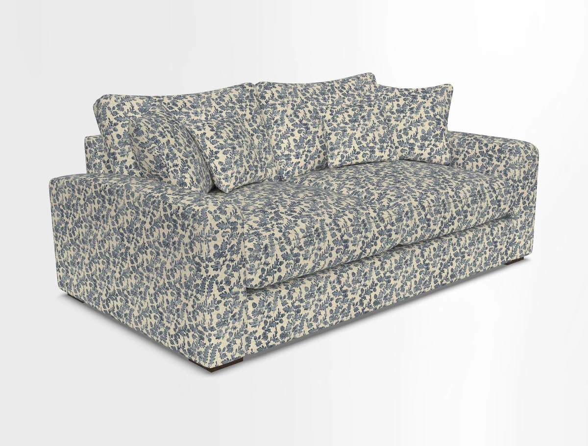 Stockbridge 2.5 Seater Sofa in Warwick Graf Slate 
