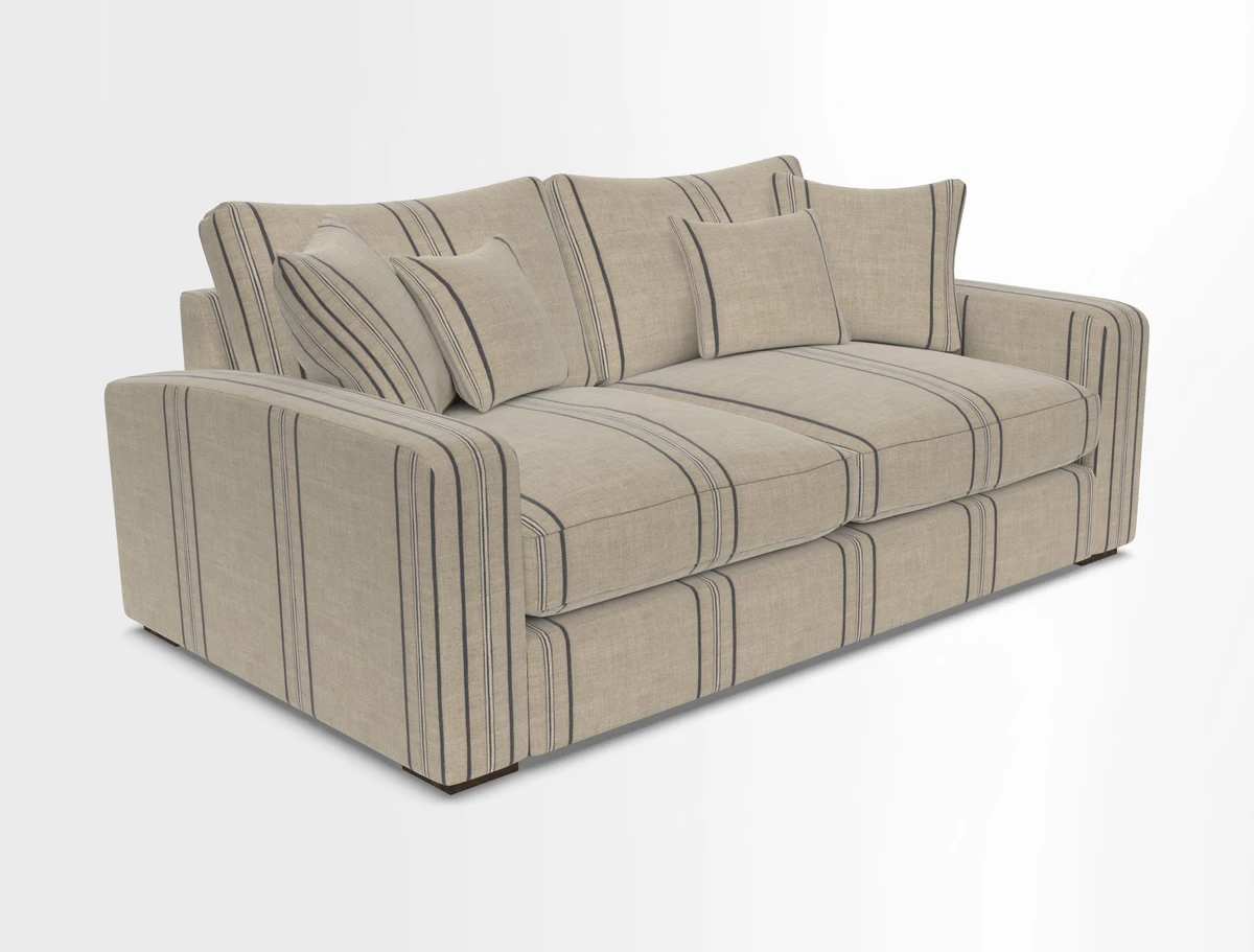 Stockbridge 2.5 Seater Sofa in Warwick Graf Slate 