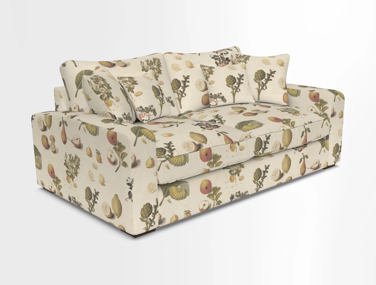Stockbridge 2.5 Seater Sofa in Warwick Graf Slate 