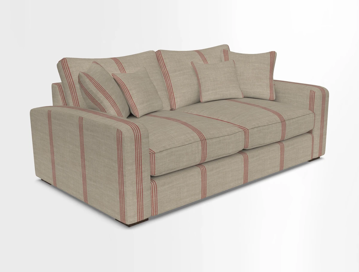 Stockbridge 2.5 Seater Sofa in Warwick Graf Slate 