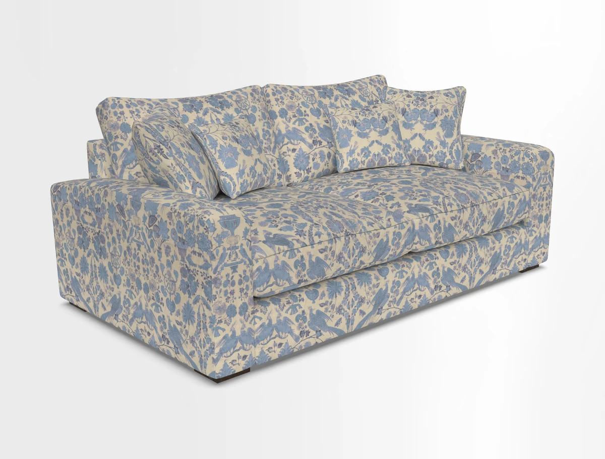 Stockbridge 2.5 Seater Sofa in Warwick Graf Slate 