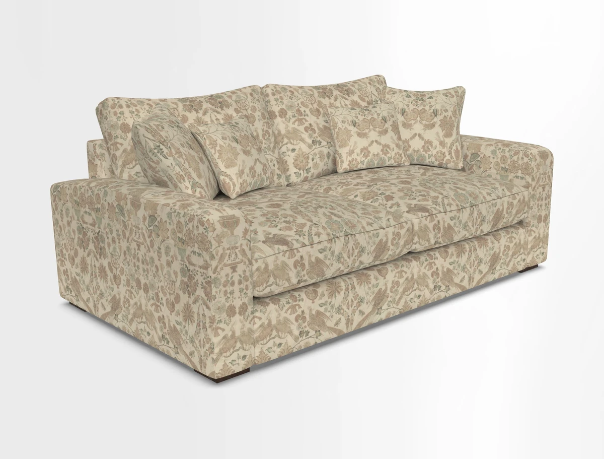 Stockbridge 2.5 Seater Sofa in Warwick Graf Slate 
