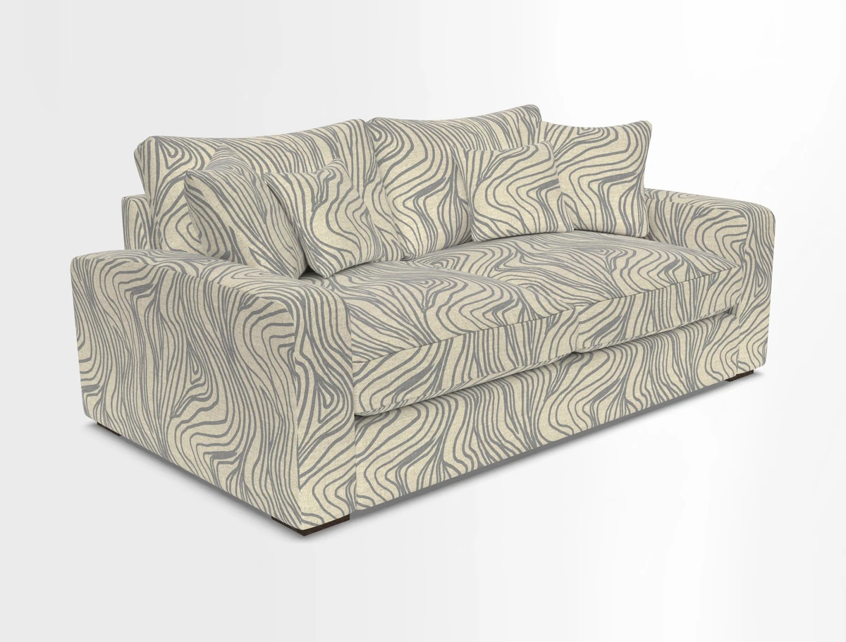 Stockbridge 2.5 Seater Sofa in Warwick Graf Slate 