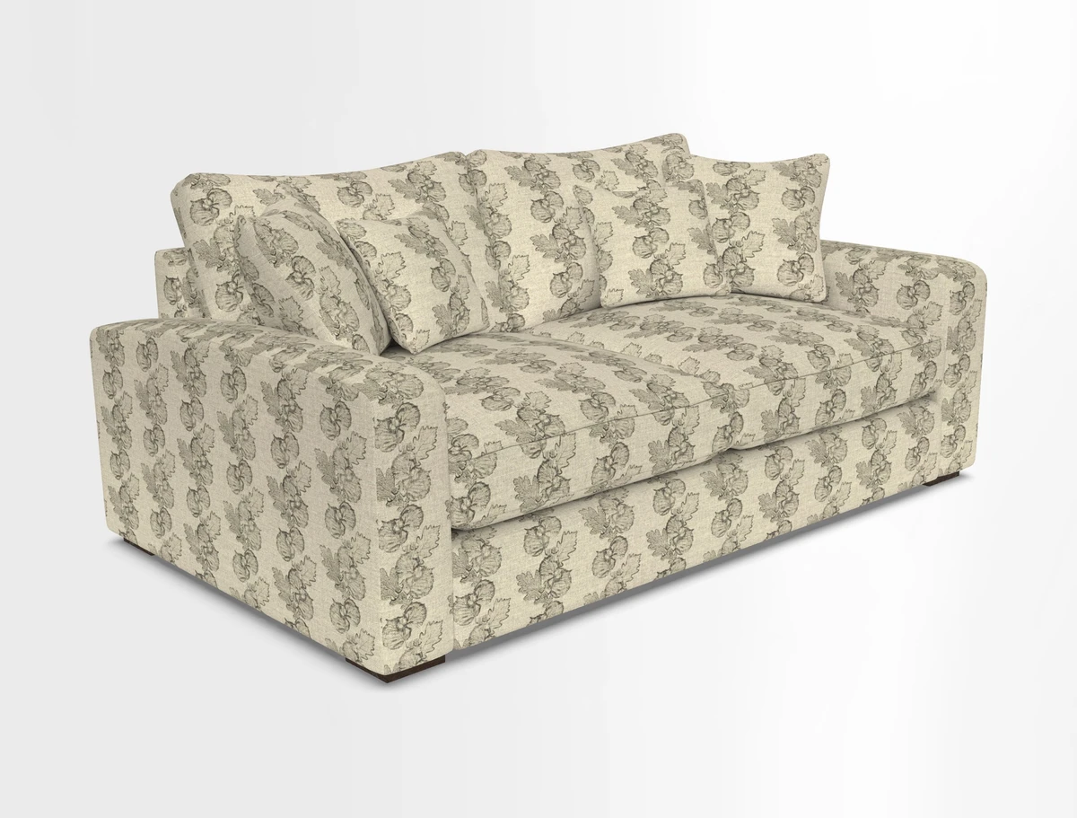 Stockbridge 2.5 Seater Sofa in Warwick Graf Slate 