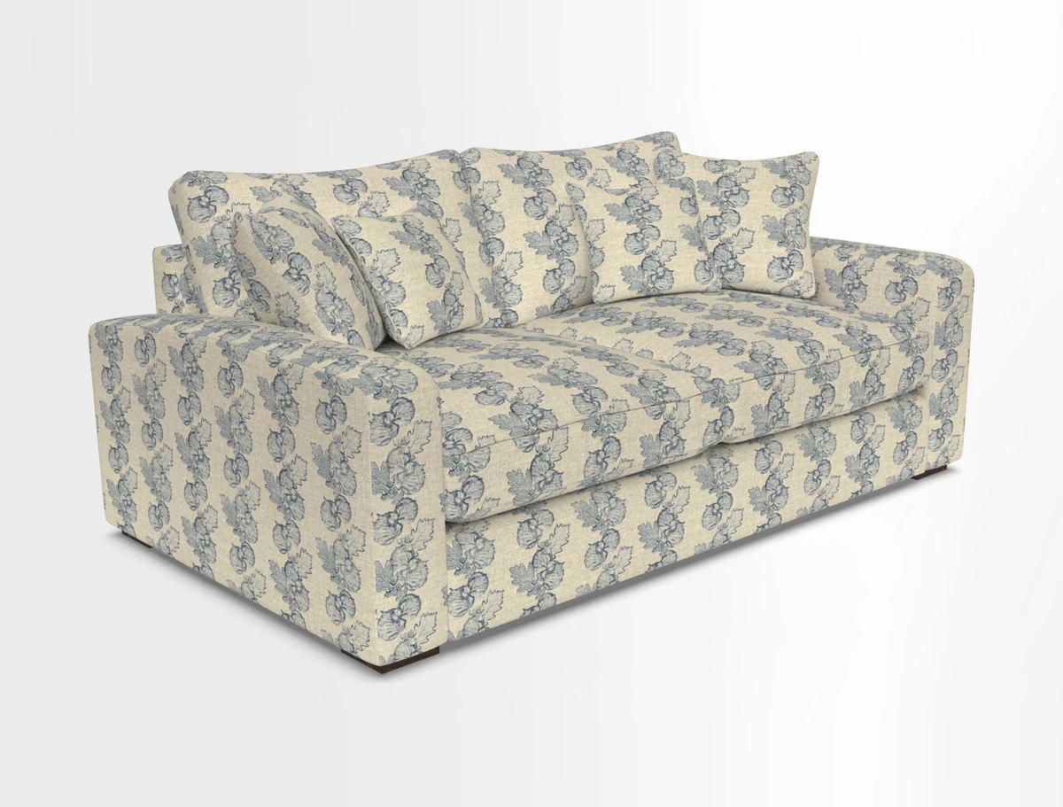 Stockbridge 2.5 Seater Sofa in Warwick Graf Slate 