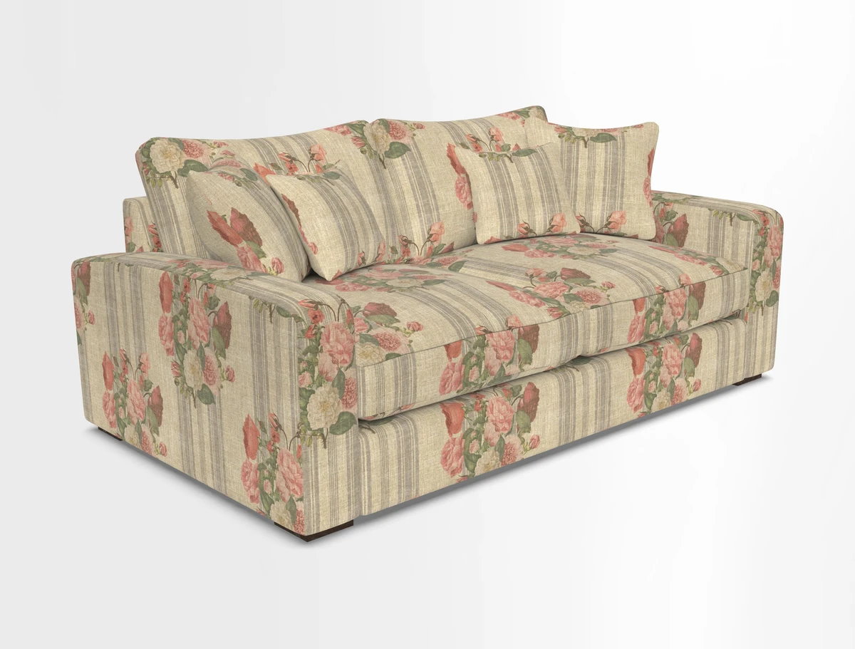 Stockbridge 2.5 Seater Sofa in Warwick Graf Slate 