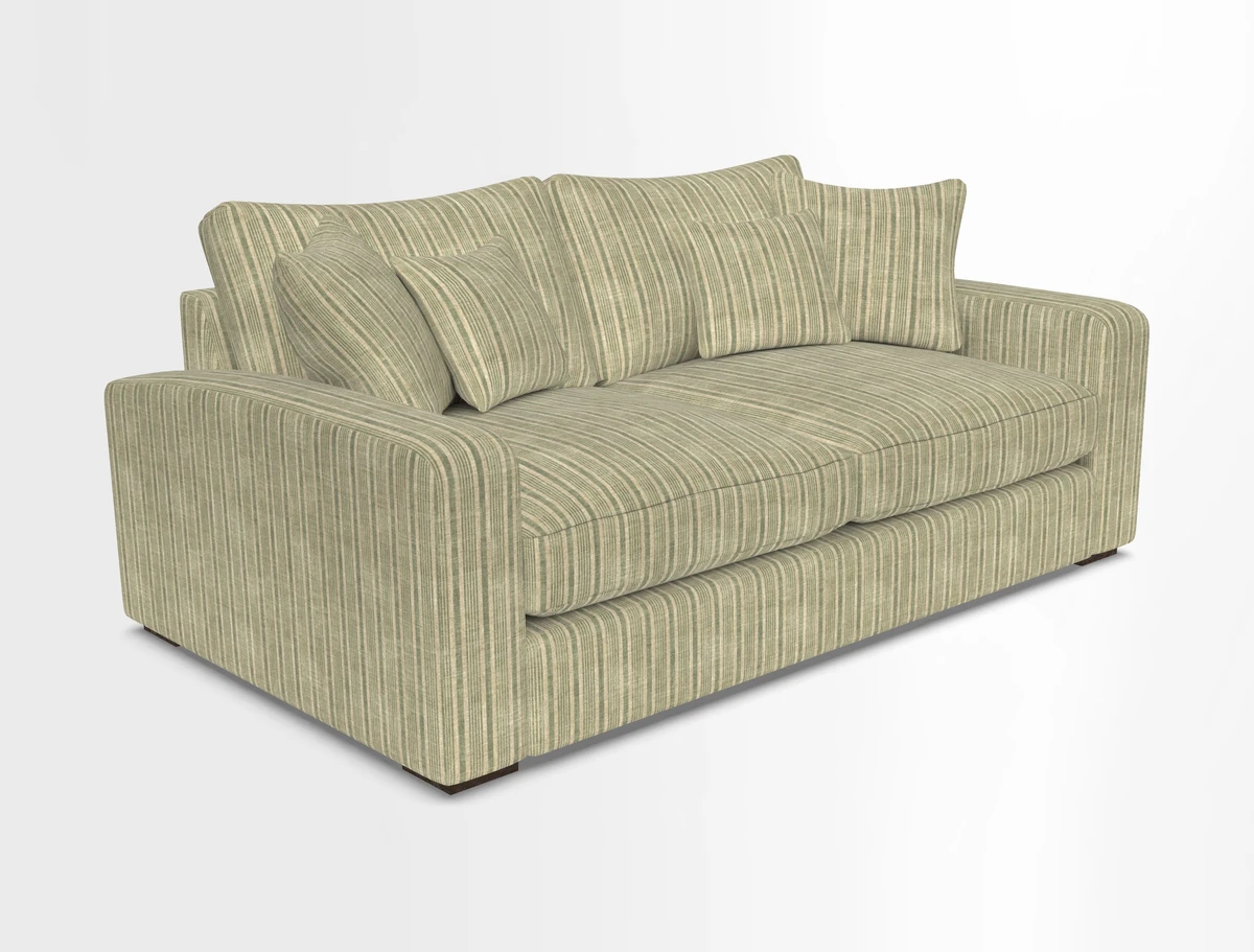 Stockbridge 2.5 Seater Sofa in Warwick Graf Slate 
