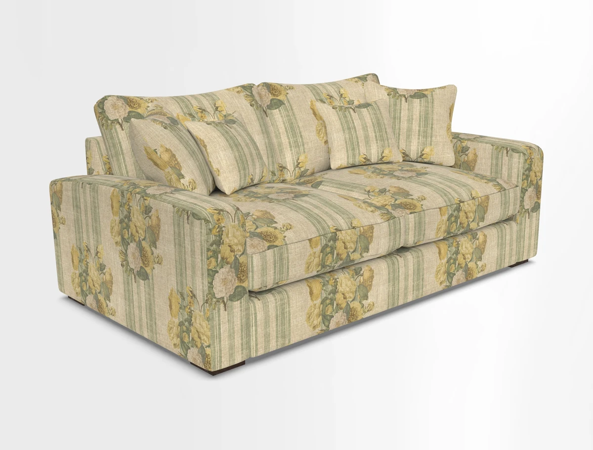 Stockbridge 2.5 Seater Sofa in Warwick Graf Slate 