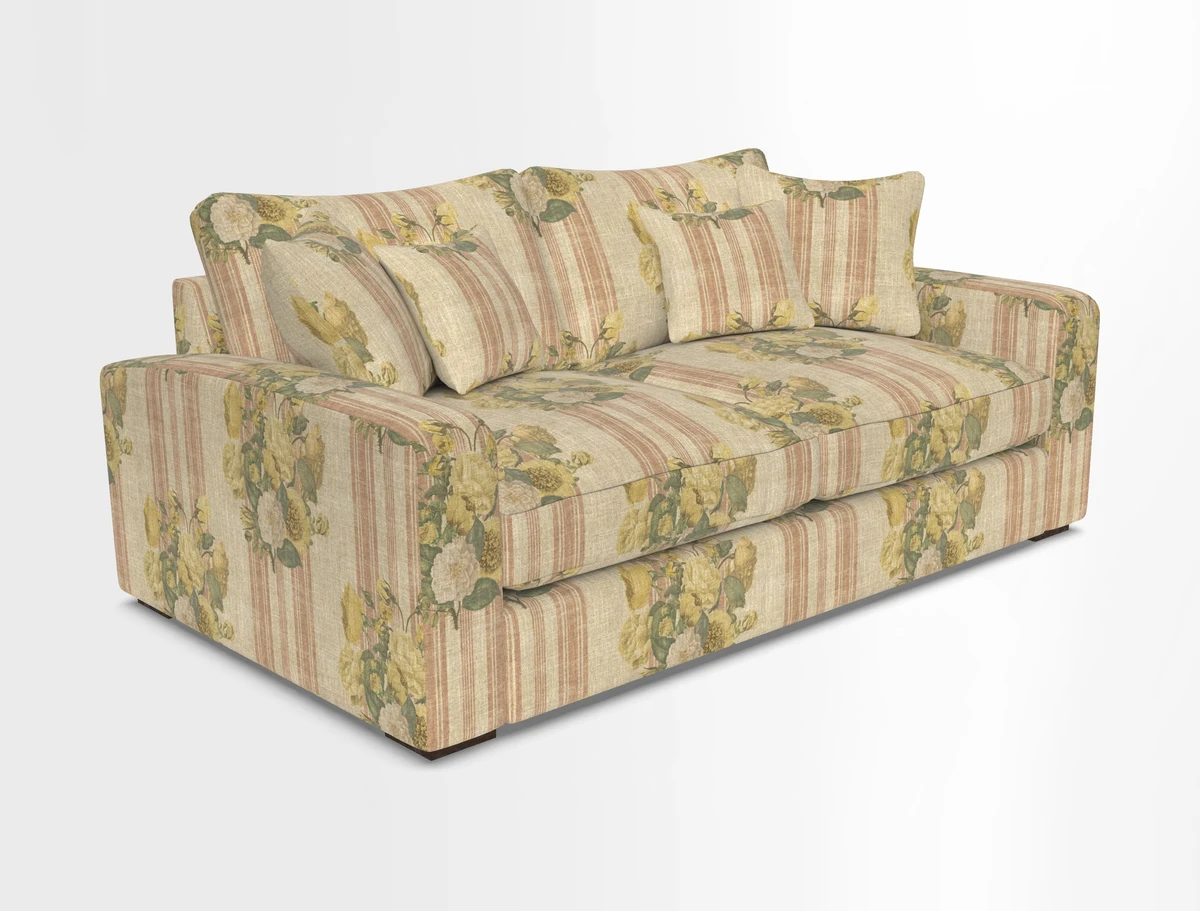 Stockbridge 2.5 Seater Sofa in Warwick Graf Slate 