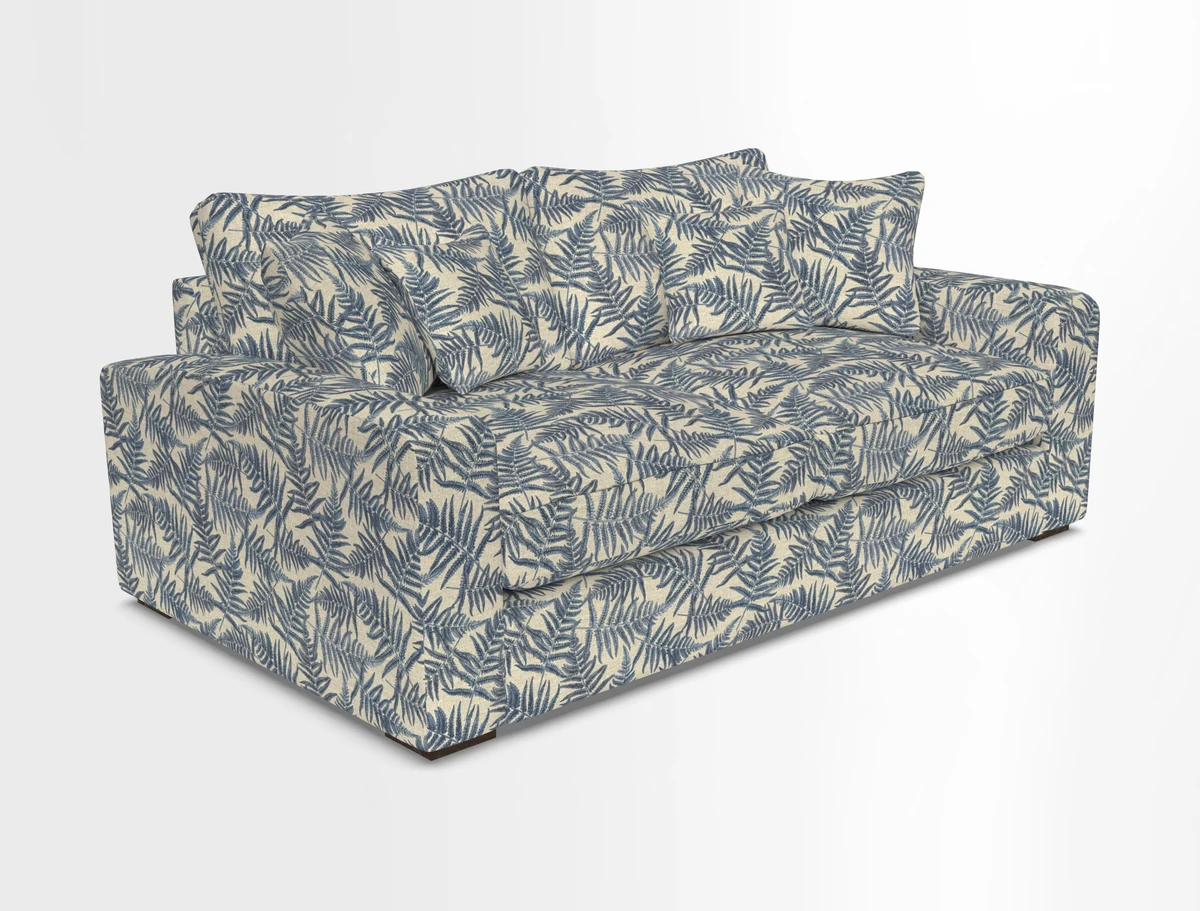 Stockbridge 2.5 Seater Sofa in Warwick Graf Slate 