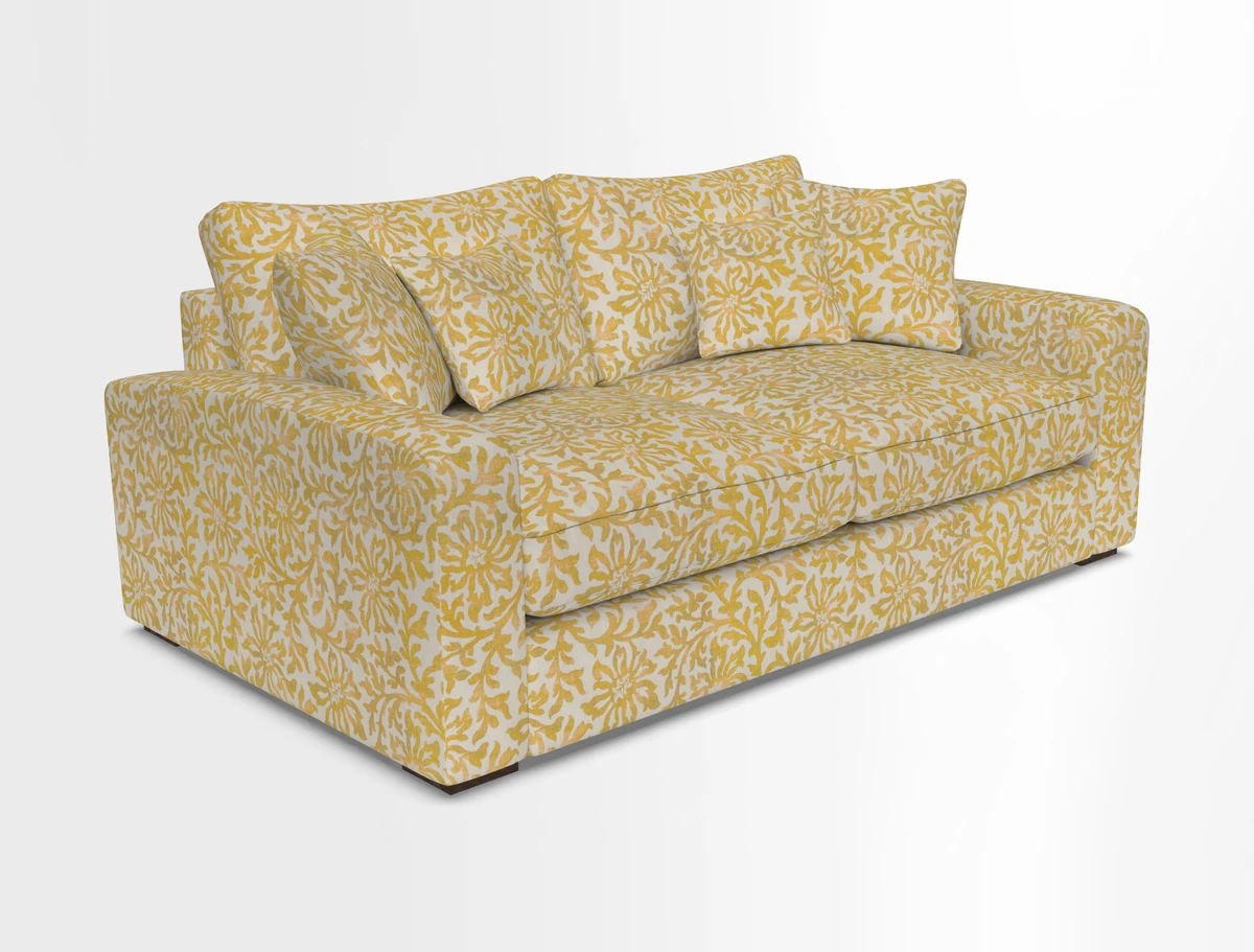 Stockbridge 2.5 Seater Sofa in Warwick Graf Slate 