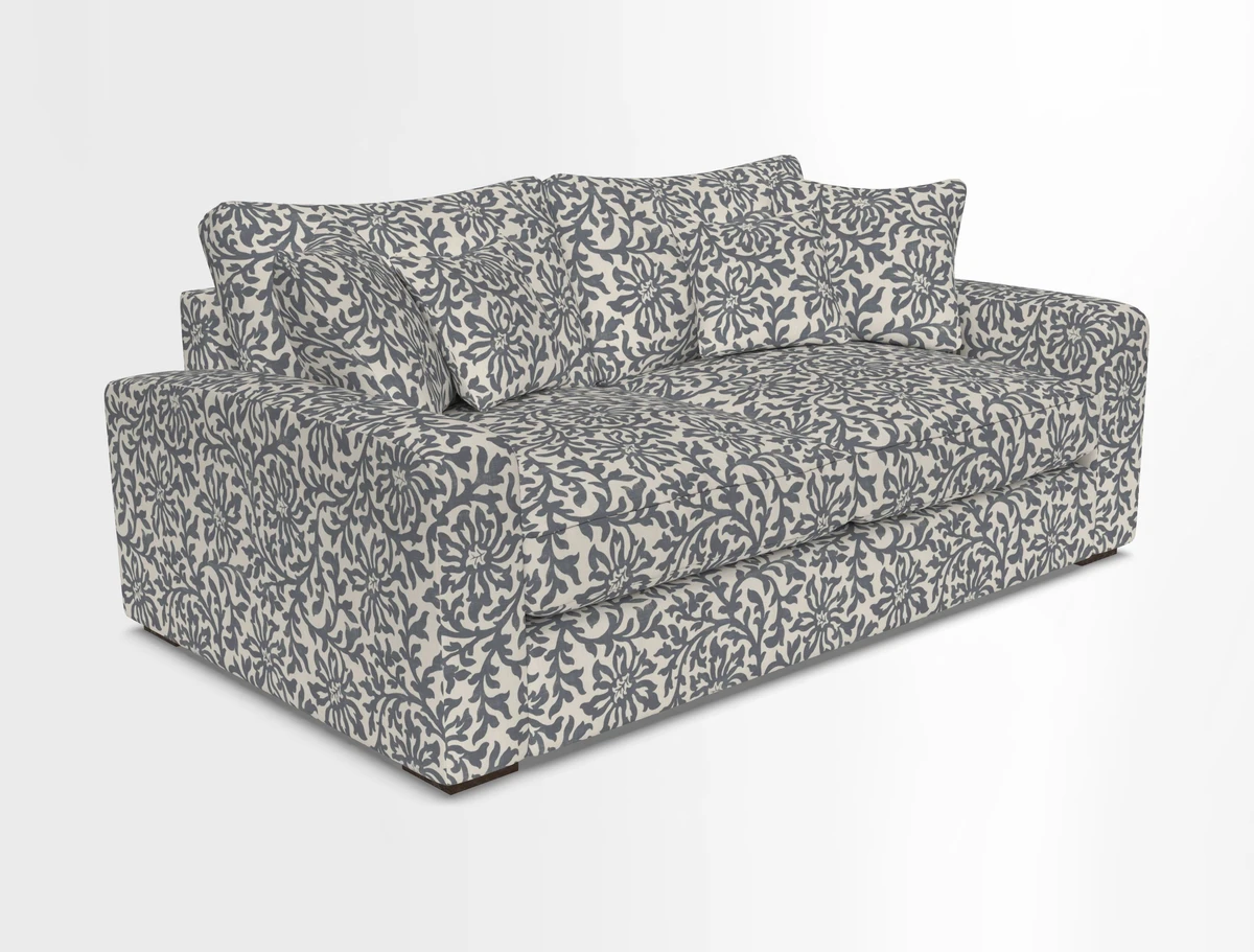 Stockbridge 2.5 Seater Sofa in Warwick Graf Slate 