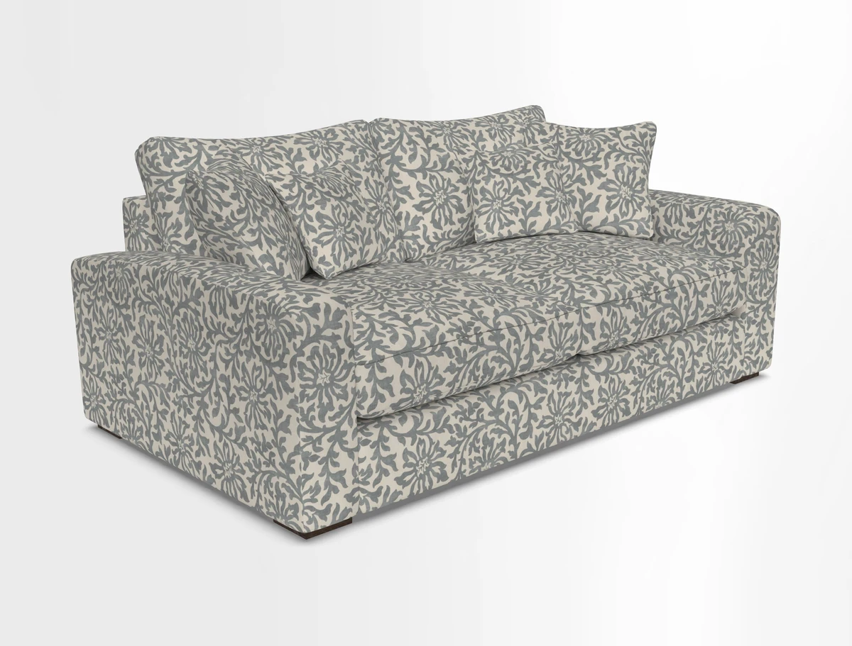 Stockbridge 2.5 Seater Sofa in Warwick Graf Slate 