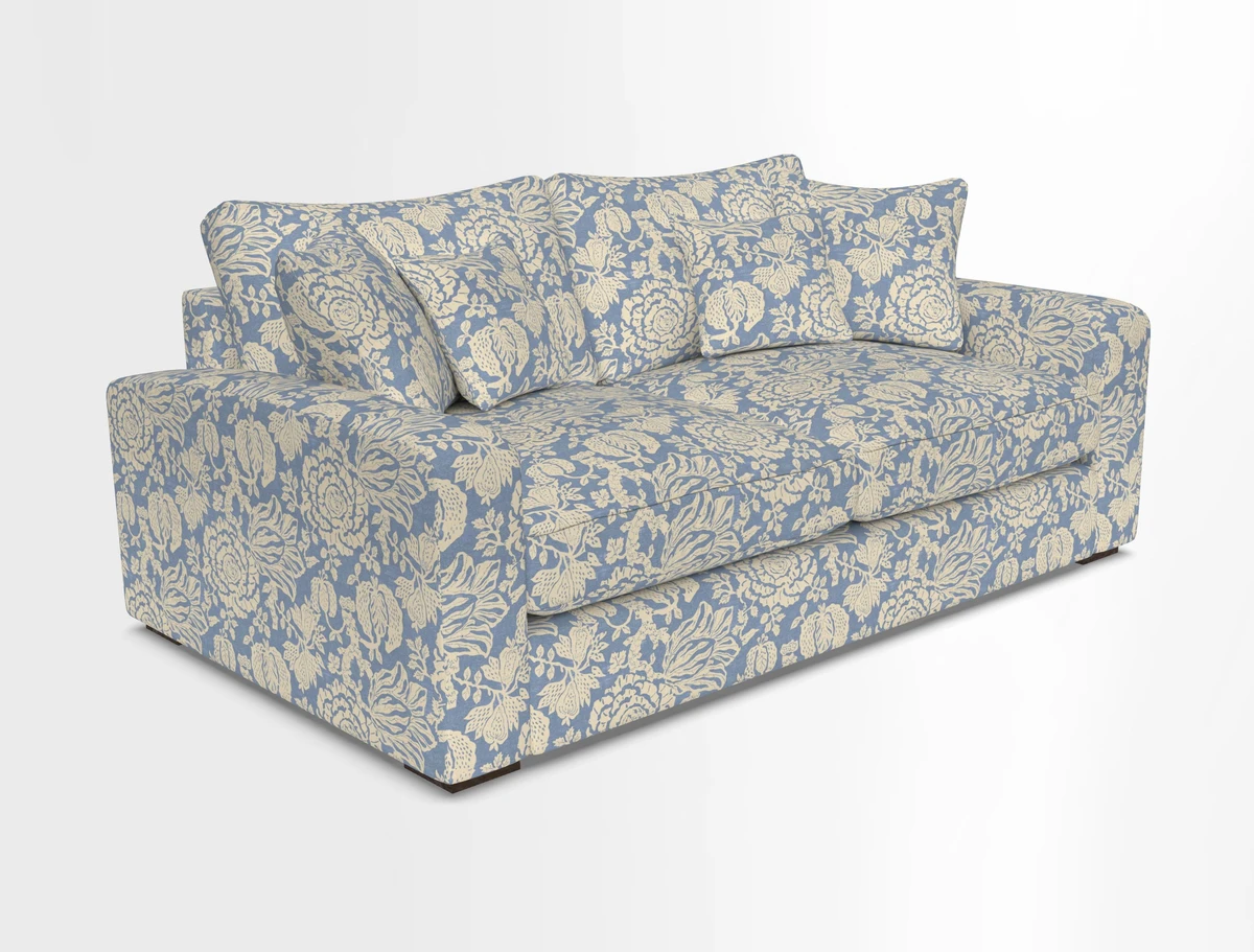 Stockbridge 2.5 Seater Sofa in Warwick Graf Slate 