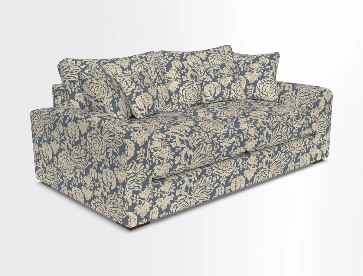 Stockbridge 2.5 Seater Sofa in Warwick Graf Slate 