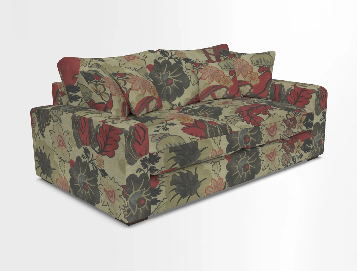 Stockbridge 2.5 Seater Sofa in Warwick Graf Slate 