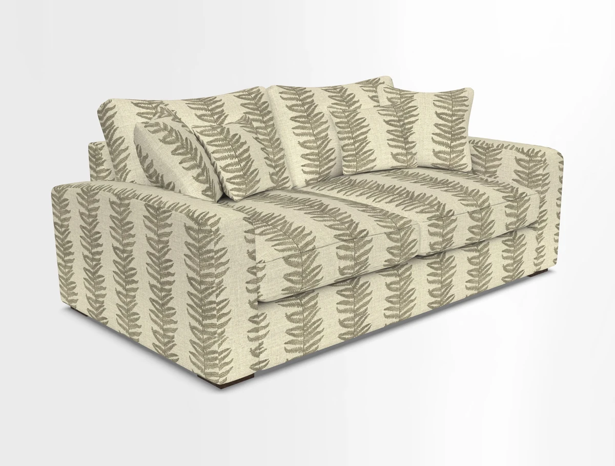 Stockbridge 2.5 Seater Sofa in Warwick Graf Slate 