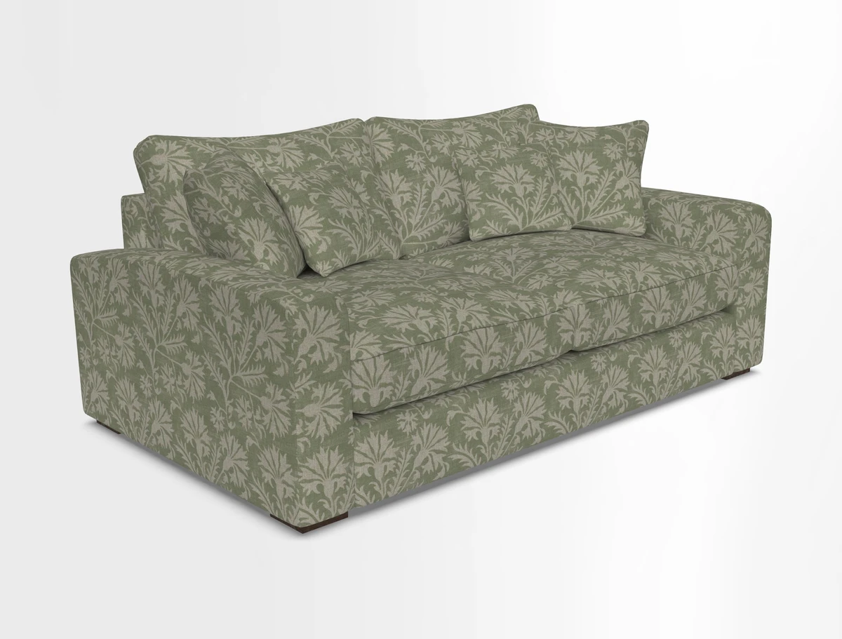 Stockbridge 2.5 Seater Sofa in Warwick Graf Slate 