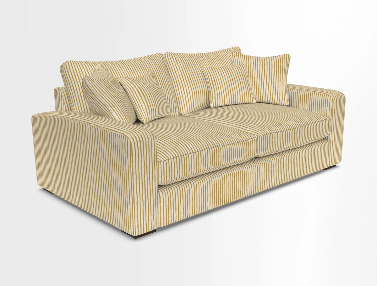 Stockbridge 2.5 Seater Sofa in Warwick Graf Slate 