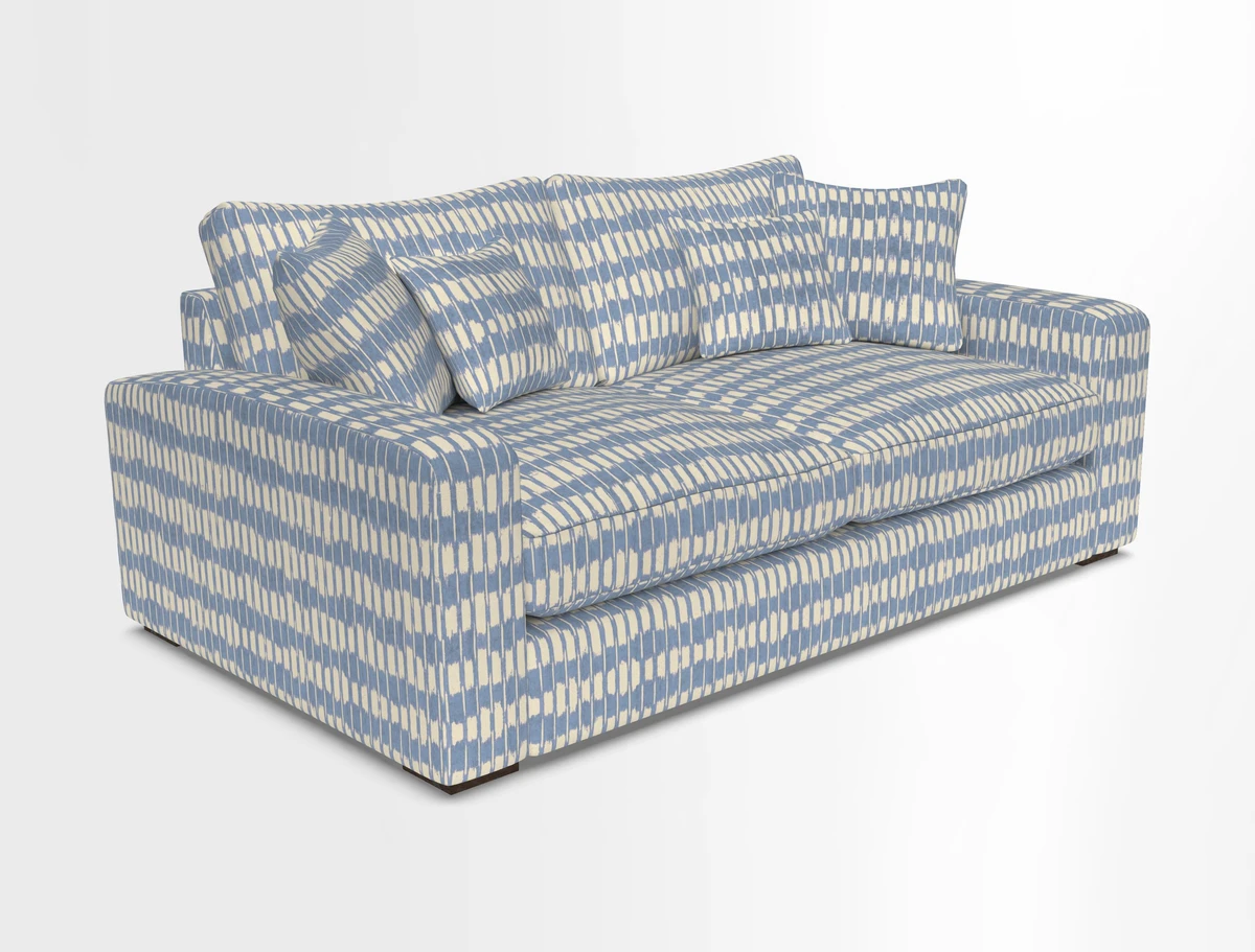 Stockbridge 2.5 Seater Sofa in Warwick Graf Slate 