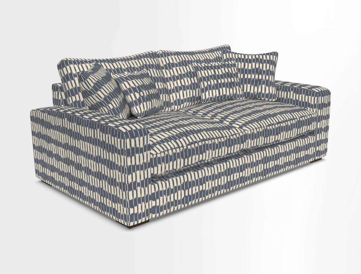 Stockbridge 2.5 Seater Sofa in Warwick Graf Slate 