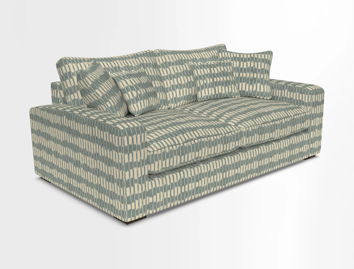 Stockbridge 2.5 Seater Sofa in Warwick Graf Slate 