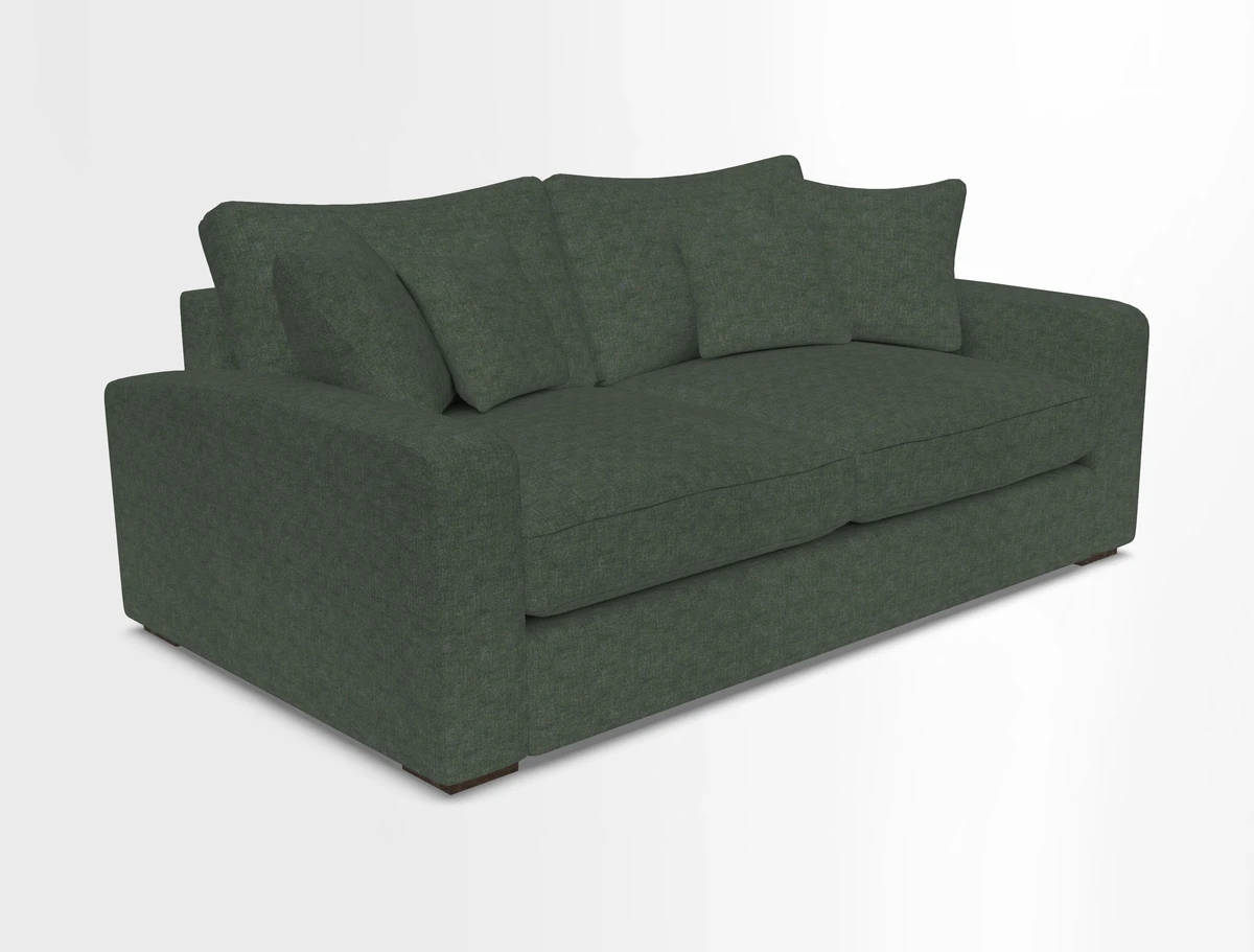 Stockbridge 2.5 Seater Sofa in Warwick Graf Slate 