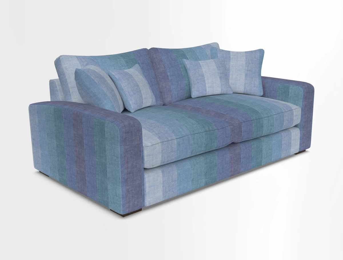 Stockbridge 2.5 Seater Sofa in Warwick Graf Slate 
