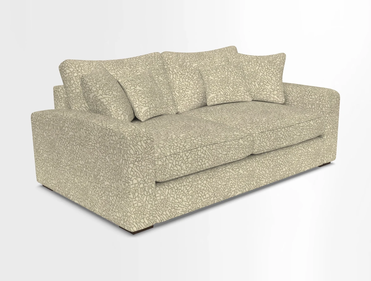 Stockbridge 2.5 Seater Sofa in Warwick Graf Slate 