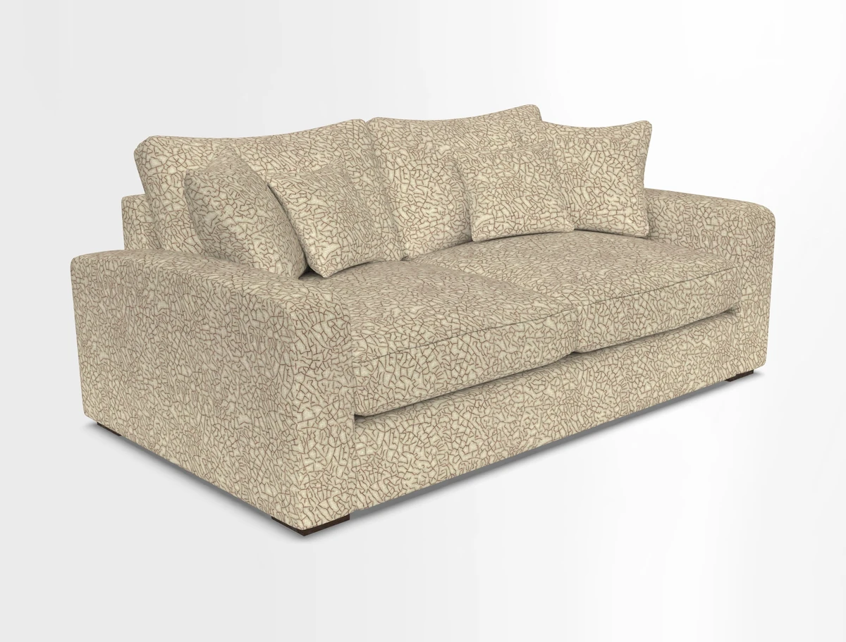 Stockbridge 2.5 Seater Sofa in Warwick Graf Slate 