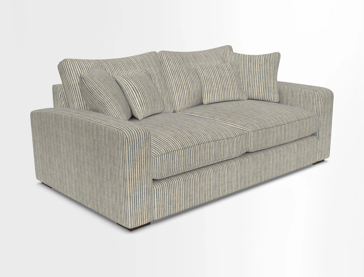 Stockbridge 2.5 Seater Sofa in Warwick Graf Slate 