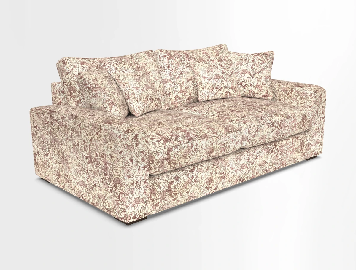 Stockbridge 2.5 Seater Sofa in Warwick Graf Slate 