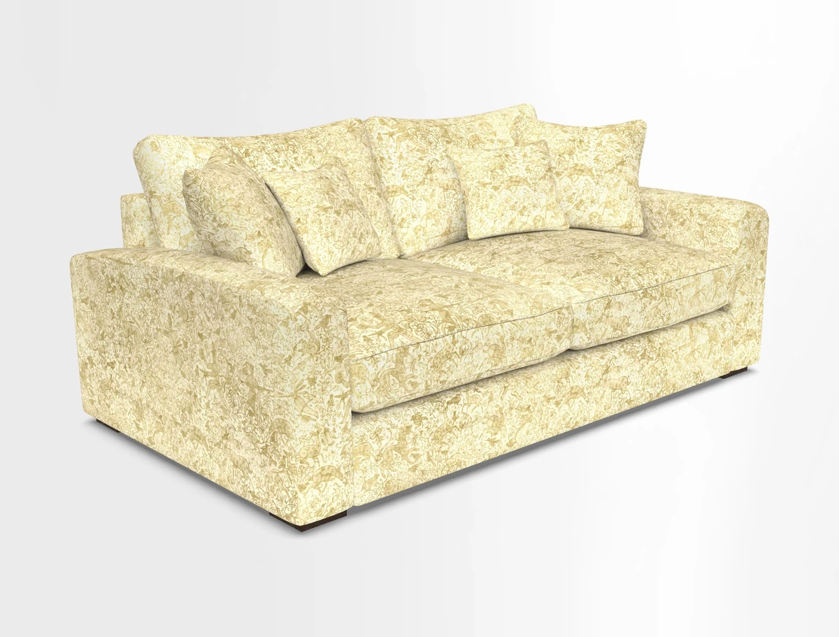 Stockbridge 2.5 Seater Sofa in Warwick Graf Slate 
