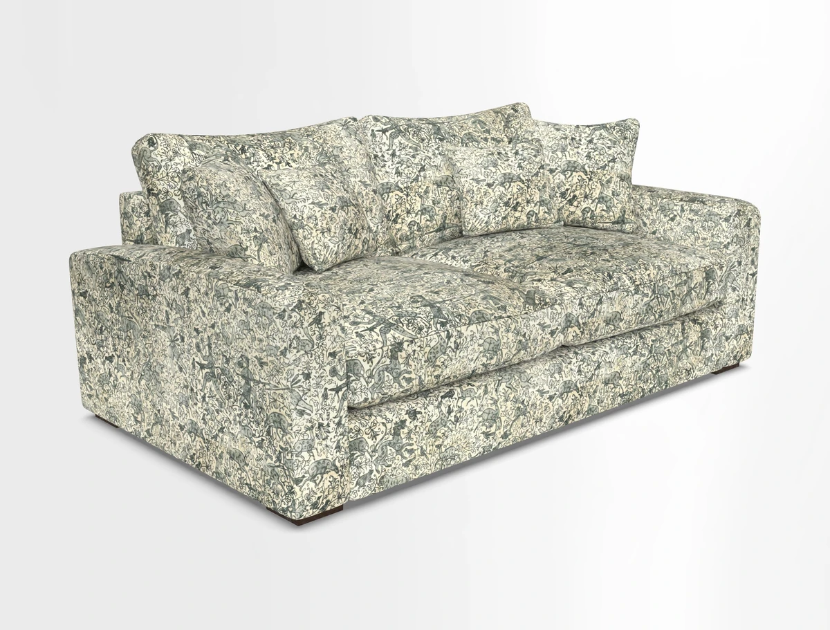Stockbridge 2.5 Seater Sofa in Warwick Graf Slate 