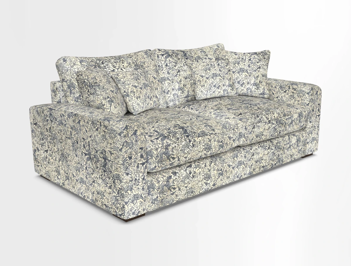Stockbridge 2.5 Seater Sofa in Warwick Graf Slate 