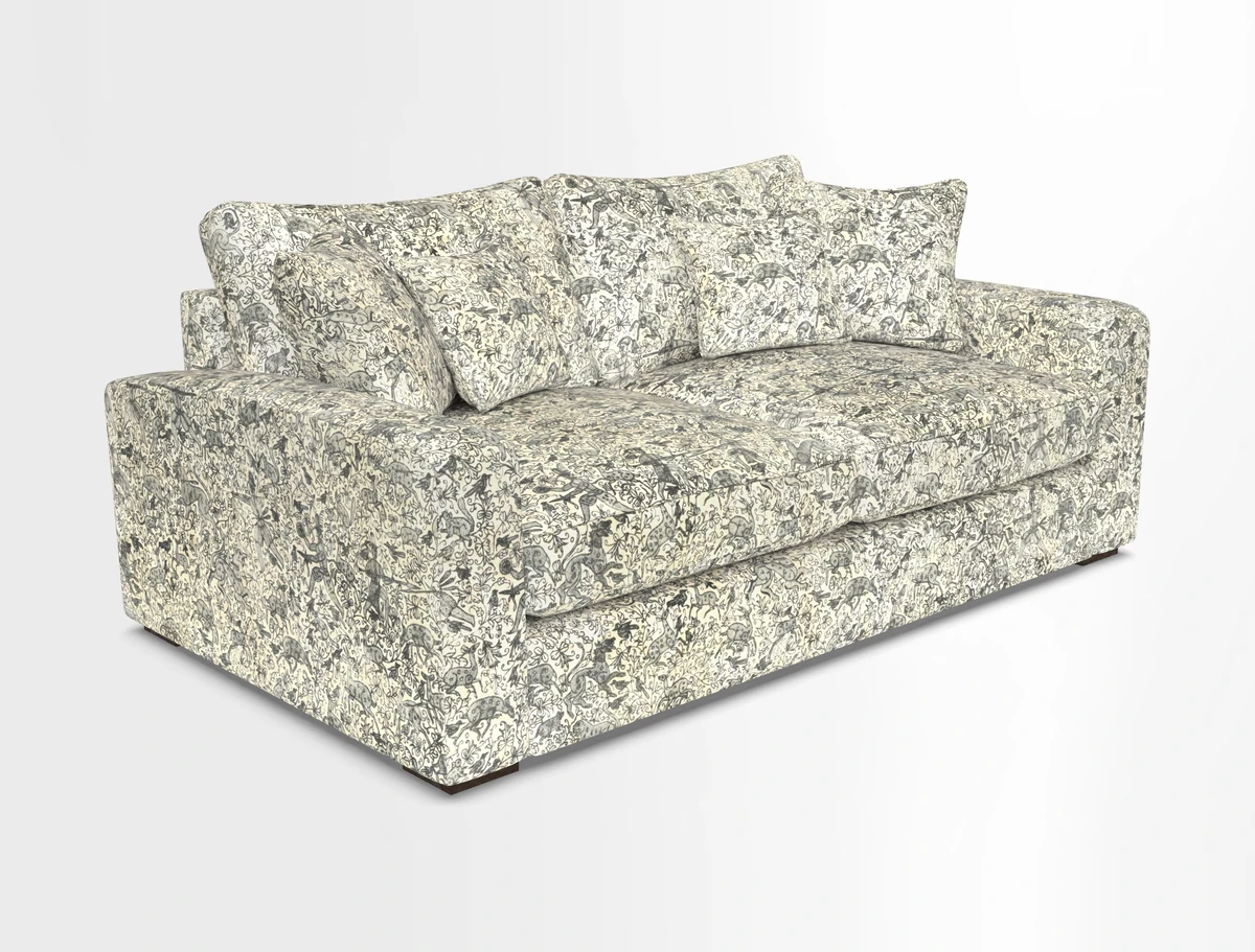 Stockbridge 2.5 Seater Sofa in Warwick Graf Slate 