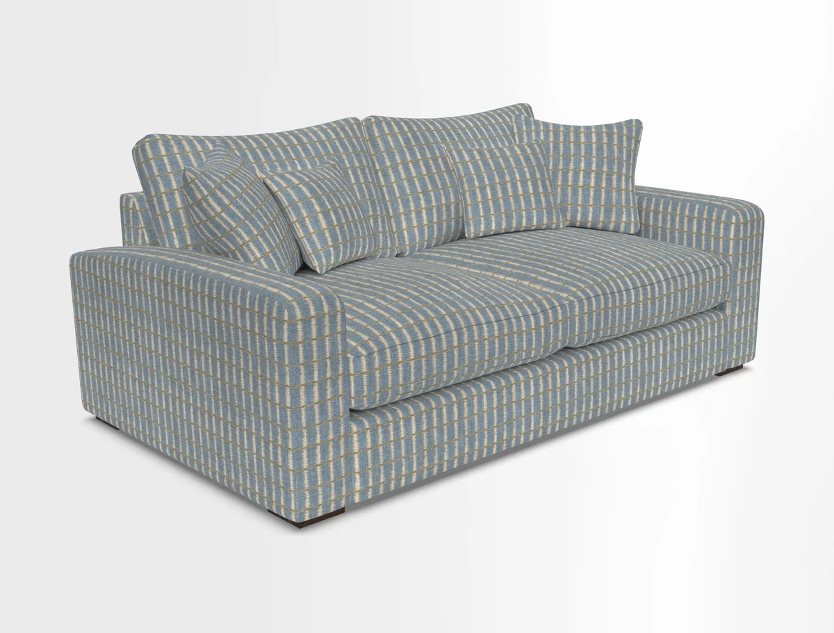 Stockbridge 2.5 Seater Sofa in Warwick Graf Slate 