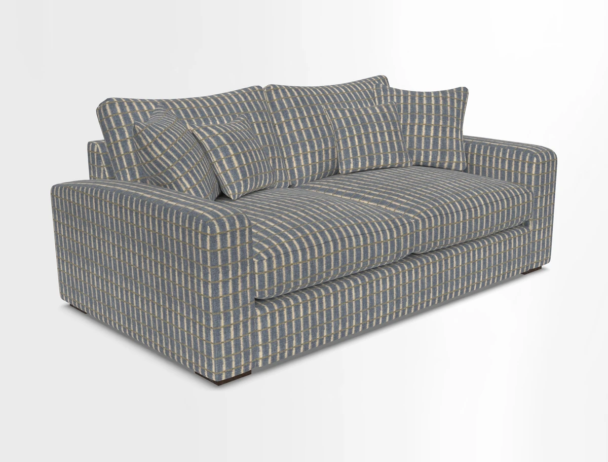 Stockbridge 2.5 Seater Sofa in Warwick Graf Slate 