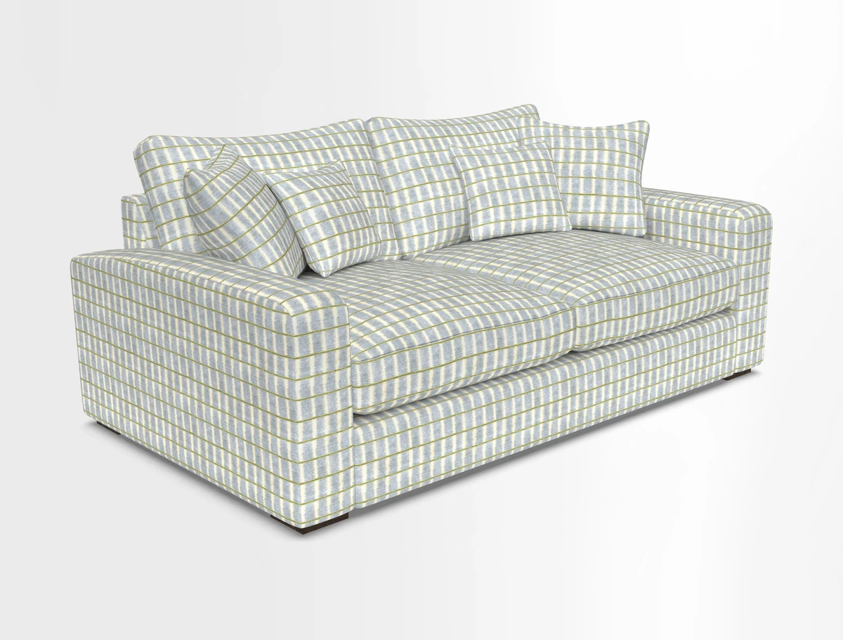 Stockbridge 2.5 Seater Sofa in Warwick Graf Slate 